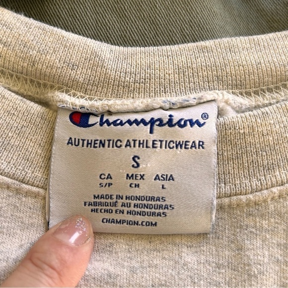 Champion Y2K Washington State University Cougars Heather Cream Men Size Small - Picture 6 of 7
